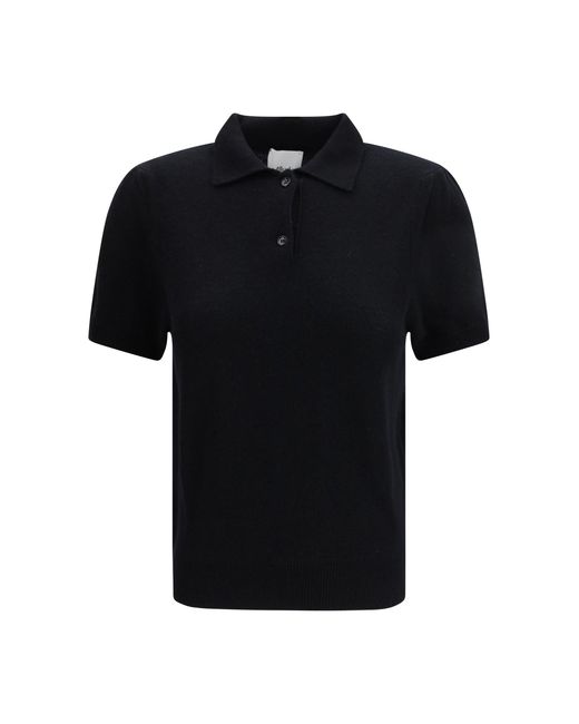 Allude Black Cashmere Polo 90
