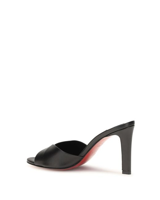 Christian Louboutin Black Fanny Mules Sandals