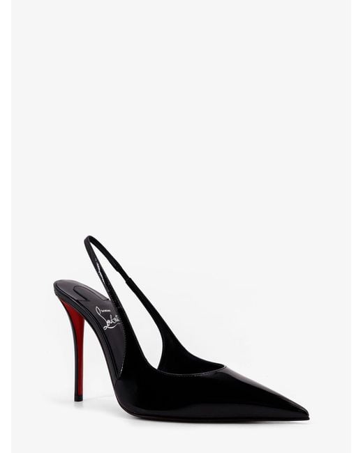 Christian Louboutin Black Miss Z Patent Leather Pumps