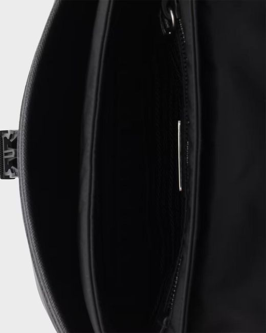Prada Black Re-Nylon And Saffiano Leather Crossbody Bag for men