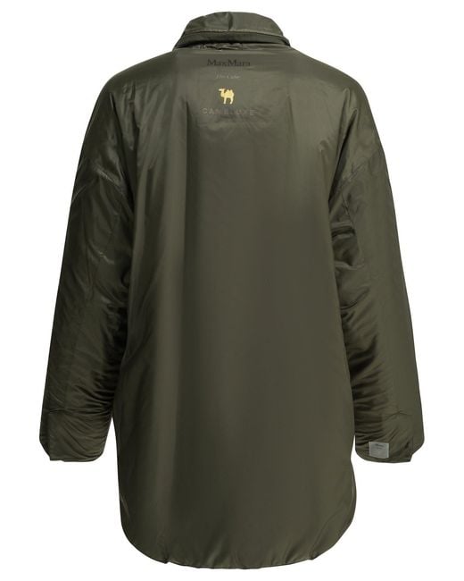Max Mara Green Reversible Padded Jacket