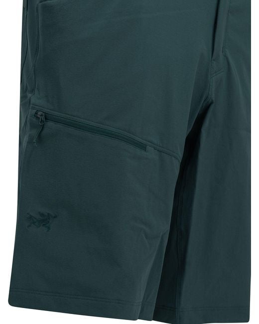 Arc'teryx Green Lefroy Technical Shorts for men