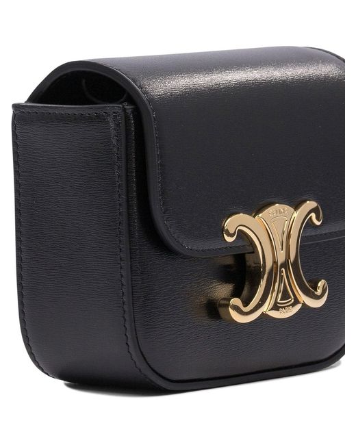 Céline Black "Mini Claude" Crossbody Bag