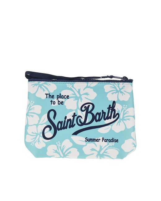 Mc2 Saint Barth Blue 'Aline' Neoprene Pouch for men