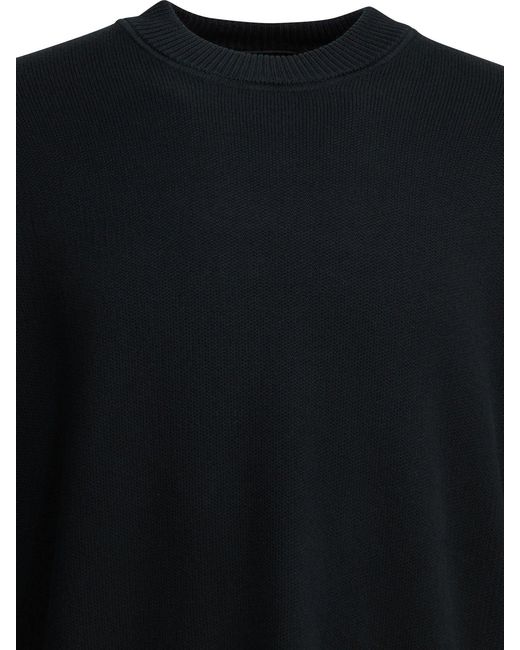 Stone Island Blue Cotton Cashmere Crewneck Sweater for men