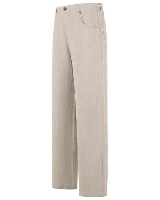 Séfr Natural 'Arno' Linen Pants for men