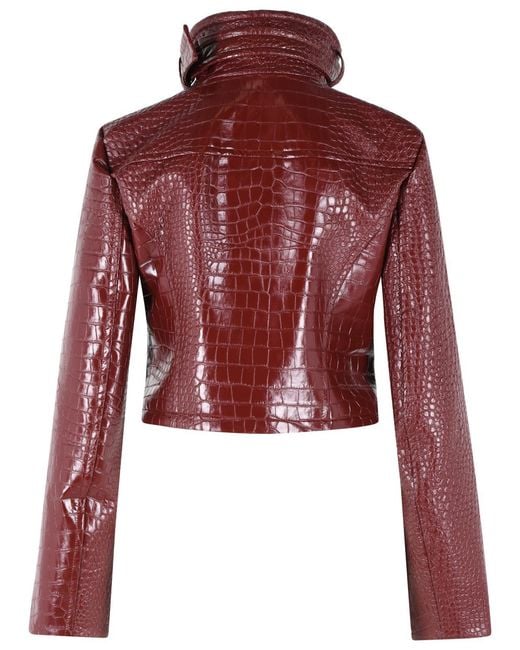 Sportmax Red 'Sultan' Crop Jacket