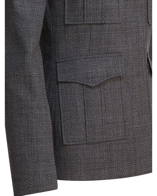 McQueen Black Wool Jacket