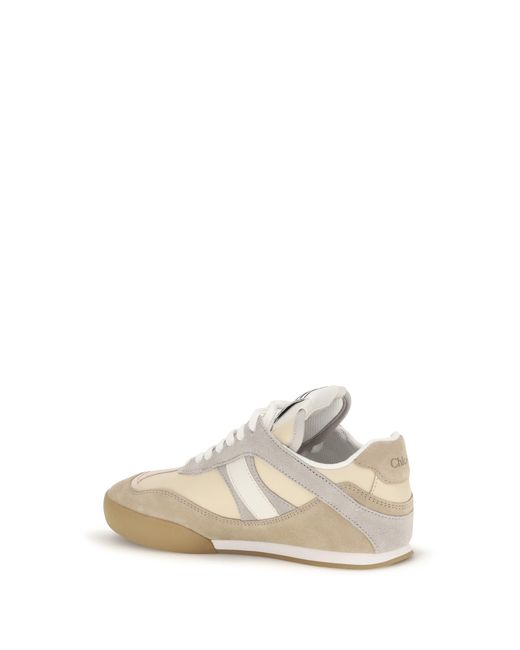 Chloé White Kick Sneakers