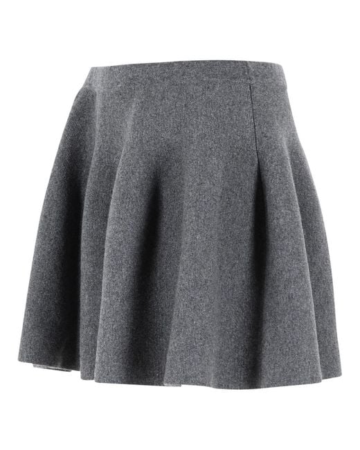 Lisa Yang Gray 'Wren' Cashmere Miniskirt