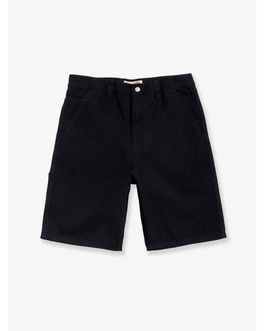 Stussy Blue Cotton Bermuda Shorts for men