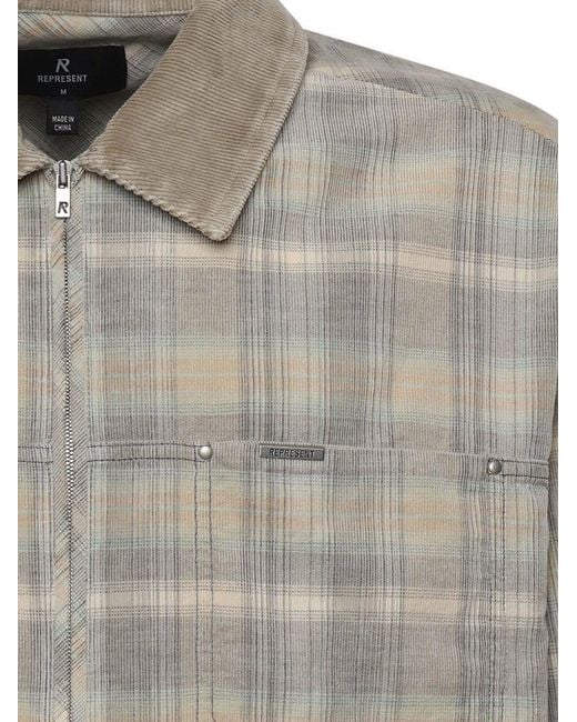 Represent Gray Shirts Cotone for men