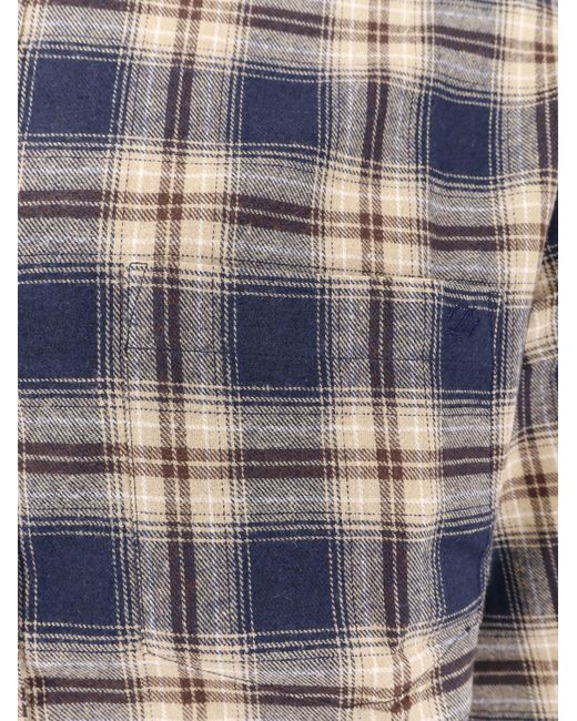 DUNST Blue Flannel Shirt