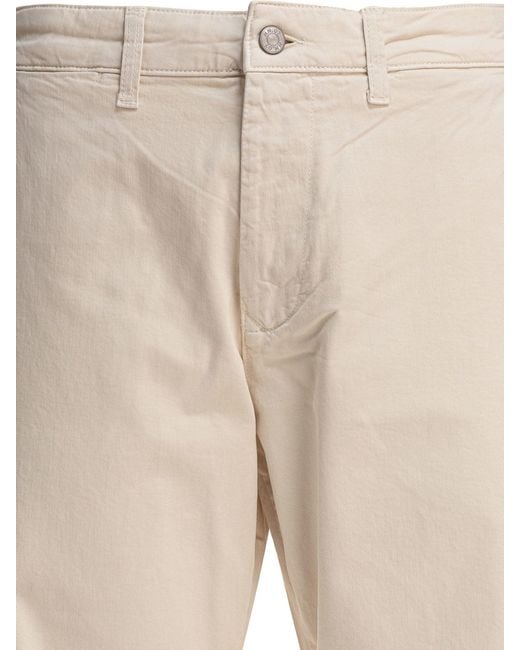 NN07 Natural Aden Trousers White for men