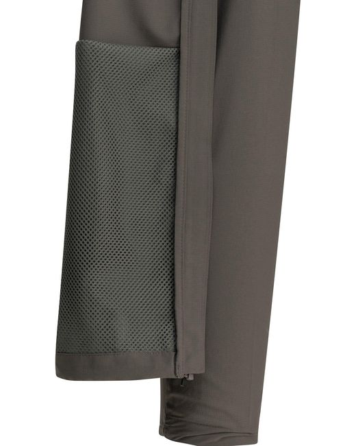 Houdini Sportswear Gray "Pace Trail" Technical Jacket
