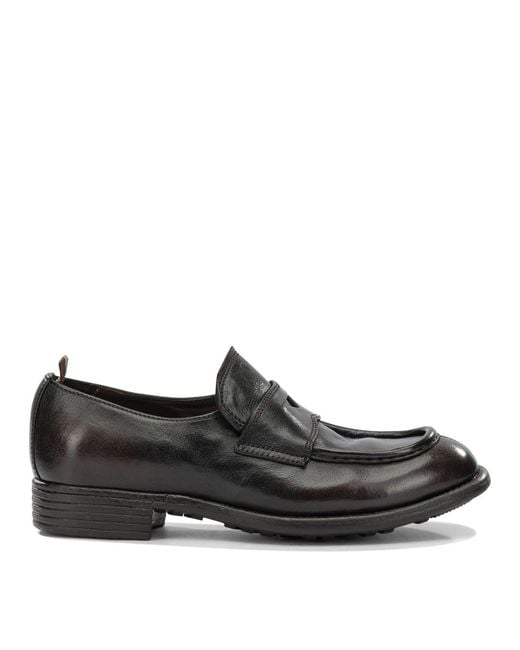 Officine Creative Black Calixte 020 Loafers