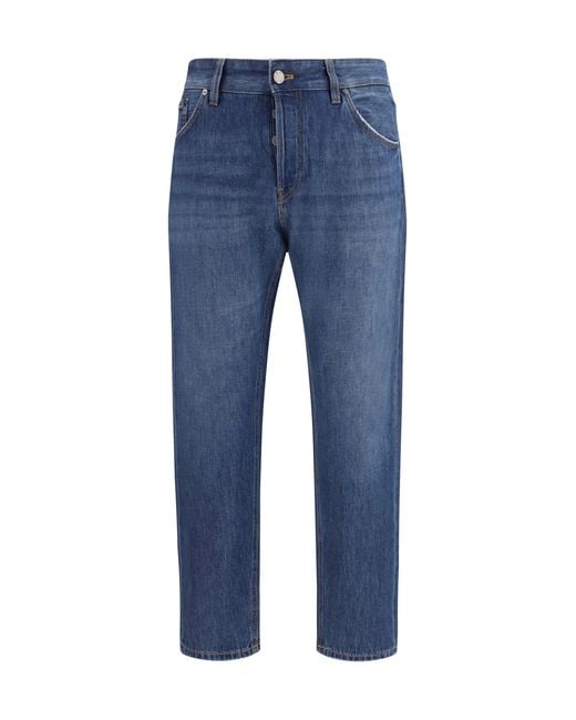 PT Torino Blue Jeans Carrot-Fit Cotton for men