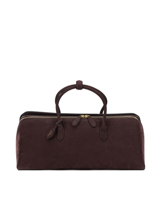 Alaïa Brown "Delta" Large Handbag