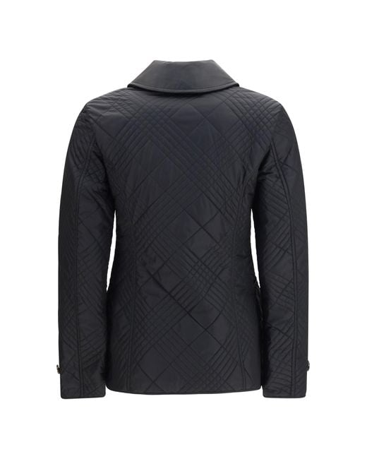 Burberry Black Fernleigh Quilted Nylon Jacket