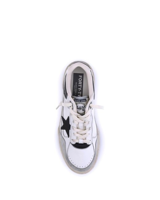 Golden Goose Deluxe Brand White Forty2 Sneakers for men