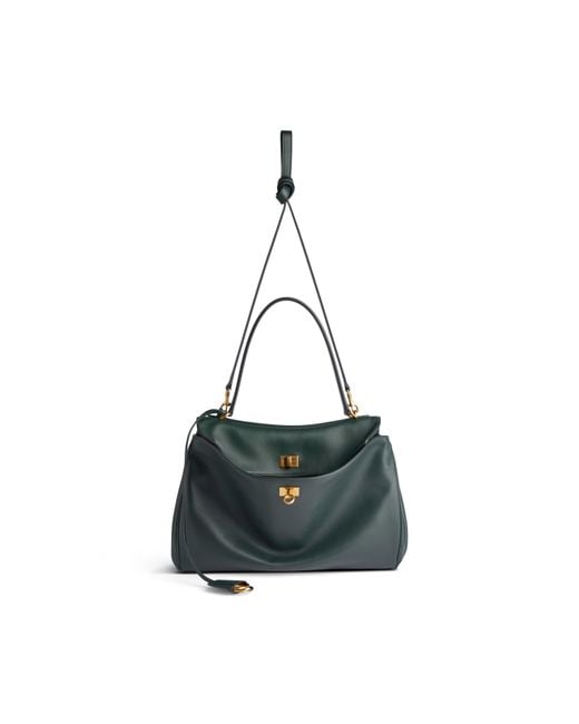 Balenciaga Gray "Rodeo" Crossbody Bag