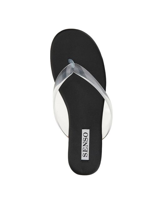 Senso White 'Harmony' Thong Slides