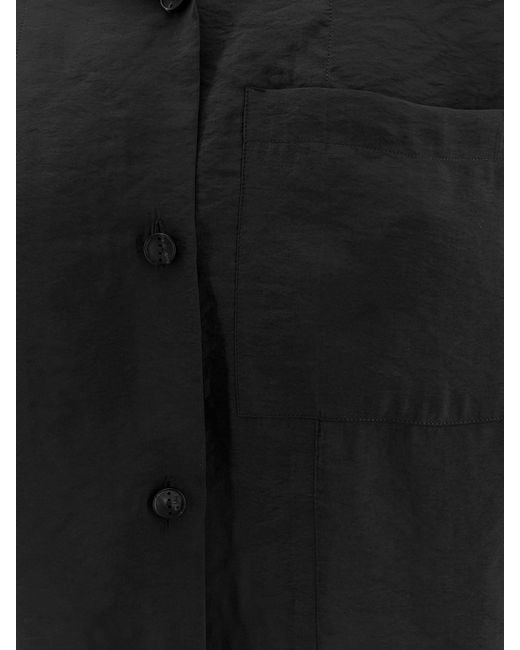 Hevò Black Novoli Modal Blend Shirt