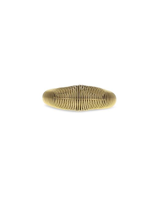 Alaïa Metallic Alaïa Spiral Bracelet
