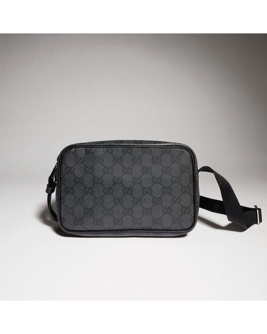 Gucci Black Small Gg Crossbody Bag for men