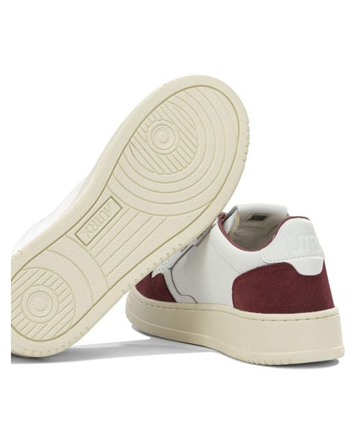 Autry White Medalist Low Sneakers