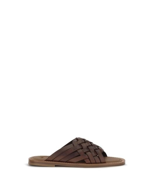 Miu Miu Brown Leather Sandals