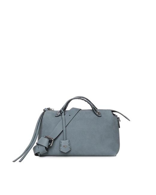 Fendi Blue By The Way Soft Medium Handbag Light