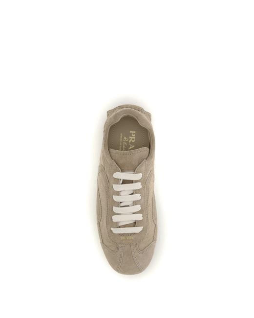Prada White Montecarlo Re-Edition 2005 Sneakers