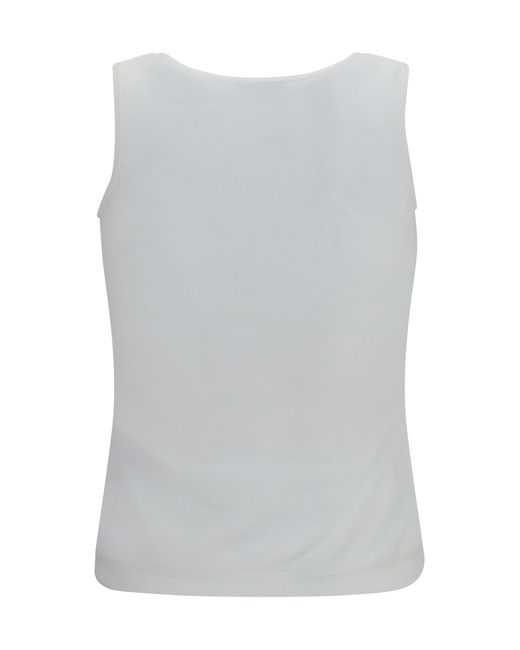 Balenciaga Gray Logo Tank Top