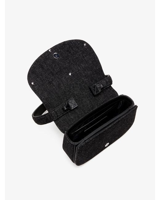 DIESEL Black 1Dr Denim Shoulder Bag