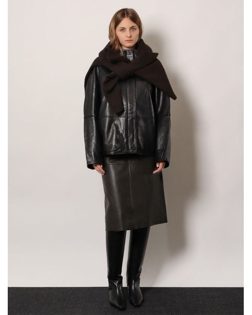 Soeur Black Gamma Leather Jacket