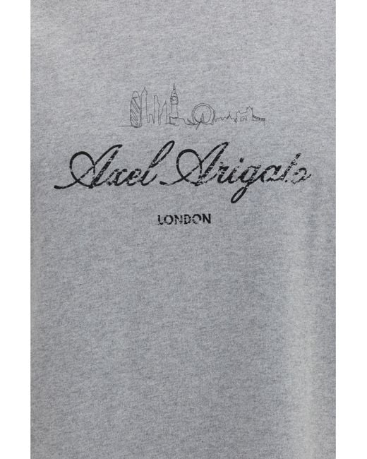 Axel Arigato Gray Ldn Sky T-Shirt for men