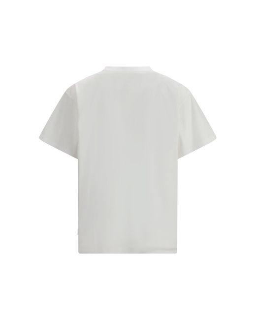 MM6 by Maison Margiela White T-Shirt With Digitally Inspired Key Print Off for men