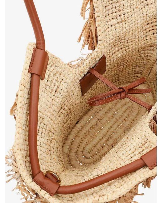 Zimmermann Brown Golden Time Crossbody Bag With Fringe