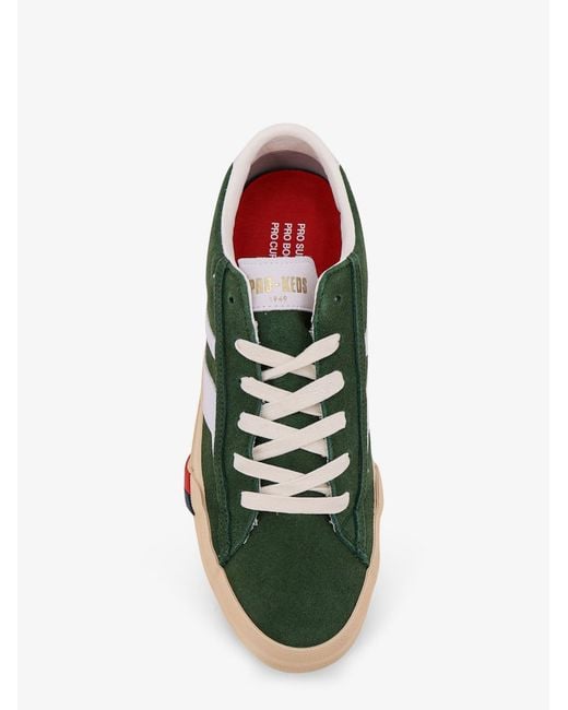 Pro Keds Green Royal Classic Suede Sneakers for men