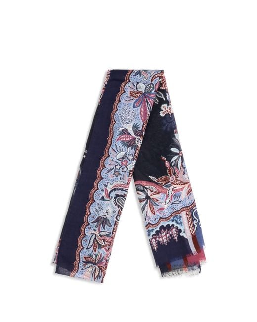 Etro Purple Orfeo Modal Scarf for men