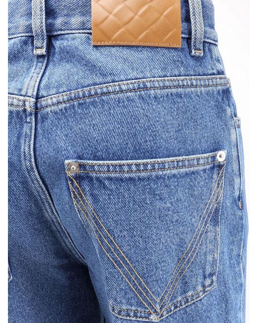 Bottega Veneta Blue Flared Cotton Jeans