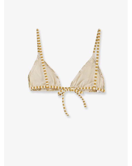 Eres White Nylon Bikini Top