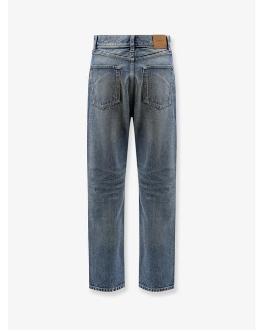 Saint Laurent Blue Ankle Midi Denim Jeans