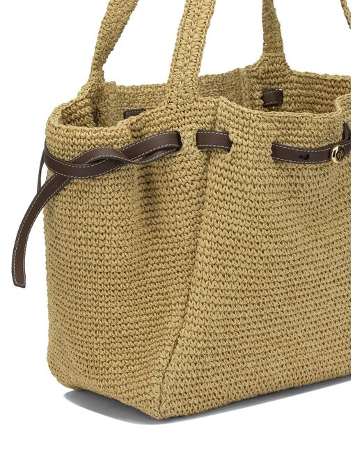 Tory Burch Metallic Paper Straw Polyamide Polyurethane Shoulder Bag