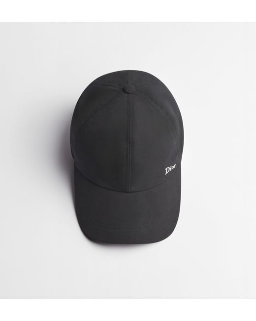 Dior Black Placed Baseball Hat for men