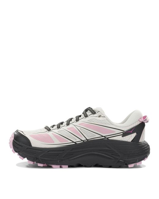 Hoka One One White "Mafate Speed 2" Low Top Sneakers