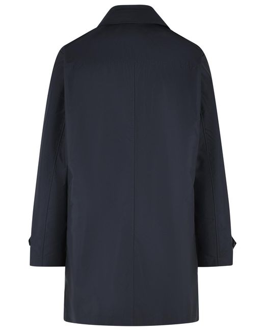 Fay Blue 'Morning' Technical Poplin Coat for men