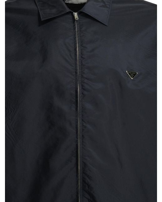 Prada Black Casual Re-Nylon Shirt for men