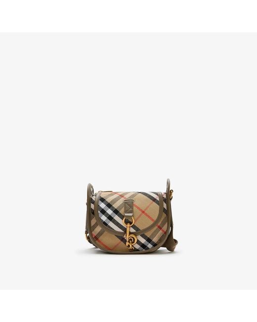 Burberry Metallic "B Clip" Crossbody Bag